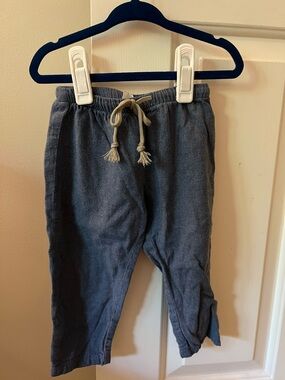 Oso & Me Bowie Pants Blue Flannel